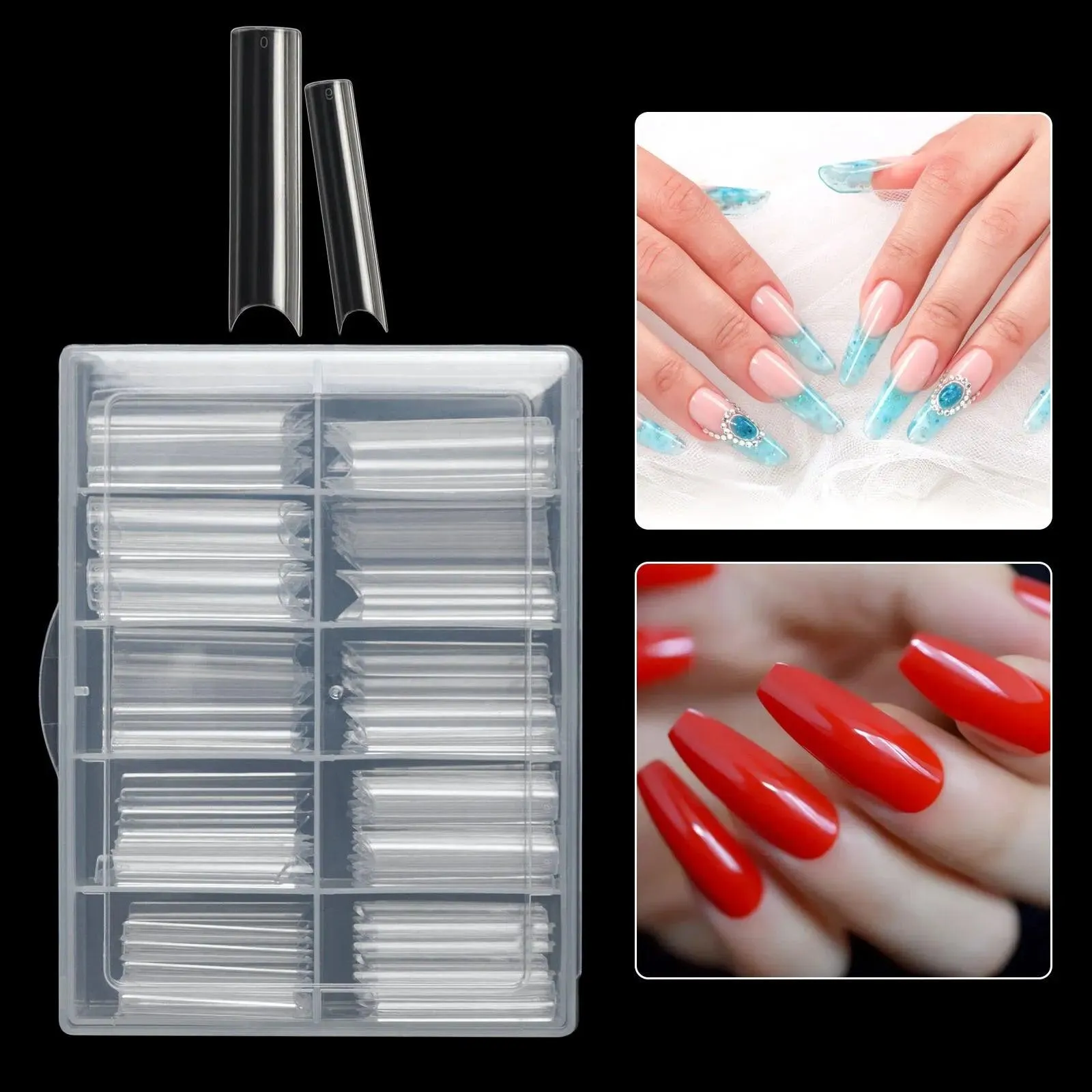 Acrylic Square False Nails Set: Eco-Friendly & Durable Solution for Stylish Manicures