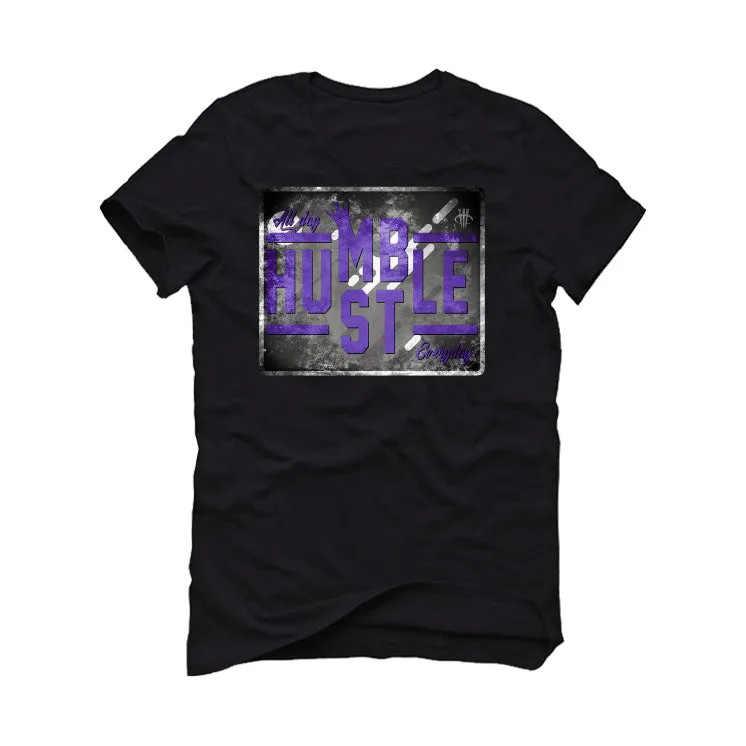 Air Jordan 3 Dark Iris - Black T-Shirt (ALWAYS HUSTLE)