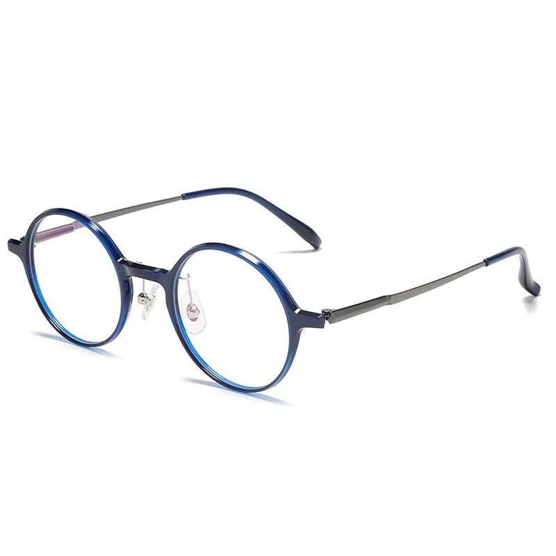 Aissuarvey Full Round Rim Titanium Acetate Frame Eyeglasses Unisex