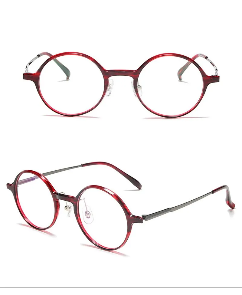 Aissuarvey Full Round Rim Titanium Acetate Frame Eyeglasses Unisex