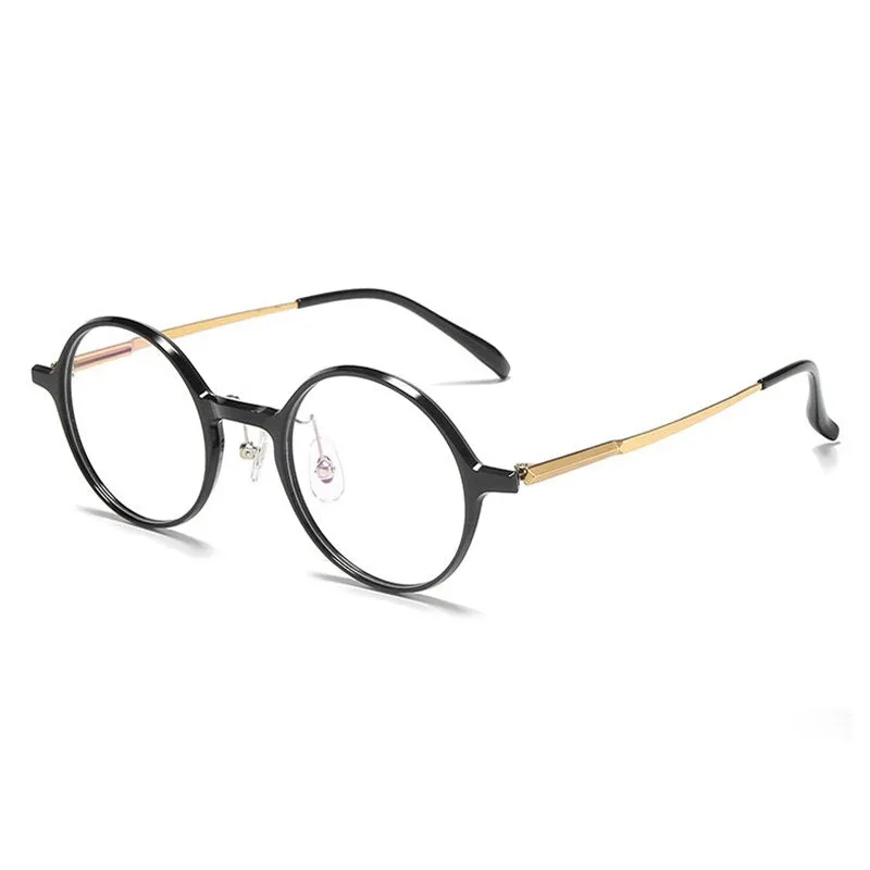 Aissuarvey Full Round Rim Titanium Acetate Frame Eyeglasses Unisex