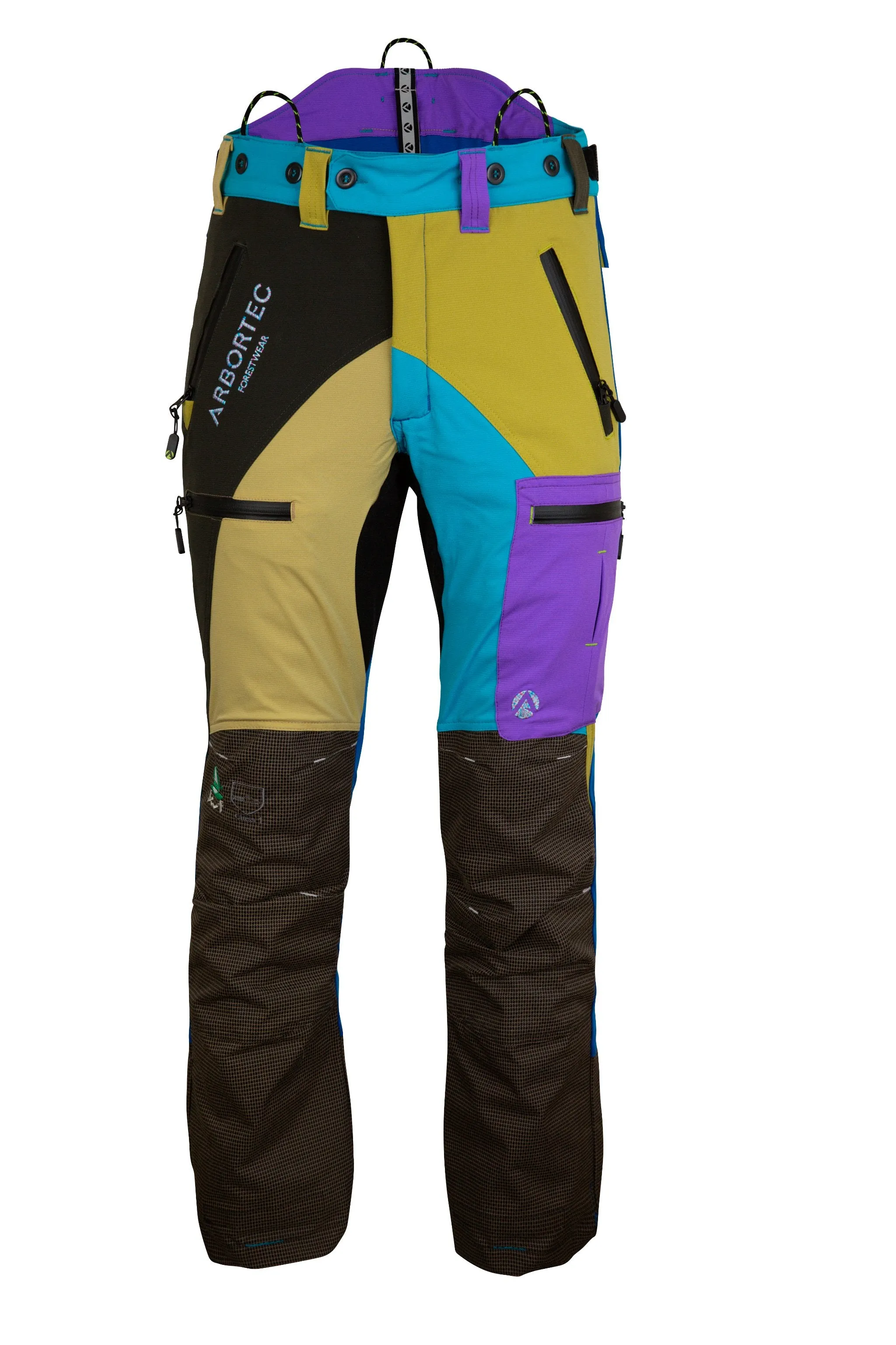 AT4060 Breatheflex Pro Chainsaw Trousers Design A Class 1 - Pastel Multi-Colour