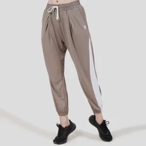 Baggy Joggers (Brown-White)