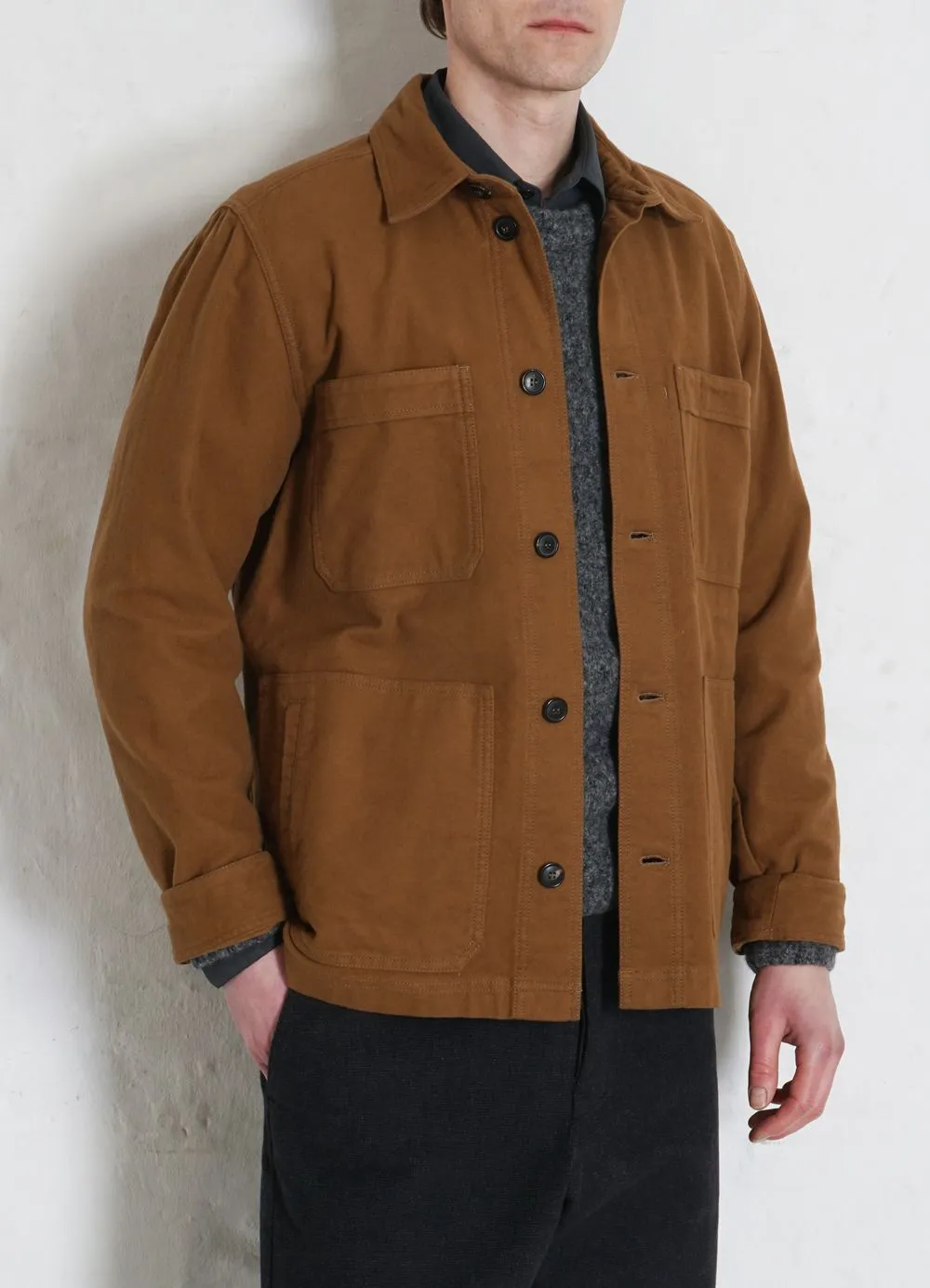 BERTRAM | Refined Work Jacket | Turmeric