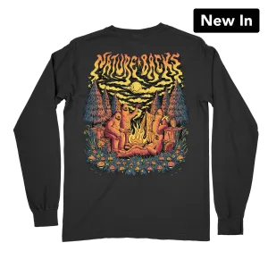 Bigfoot Bonfire Long Sleeve (Black)