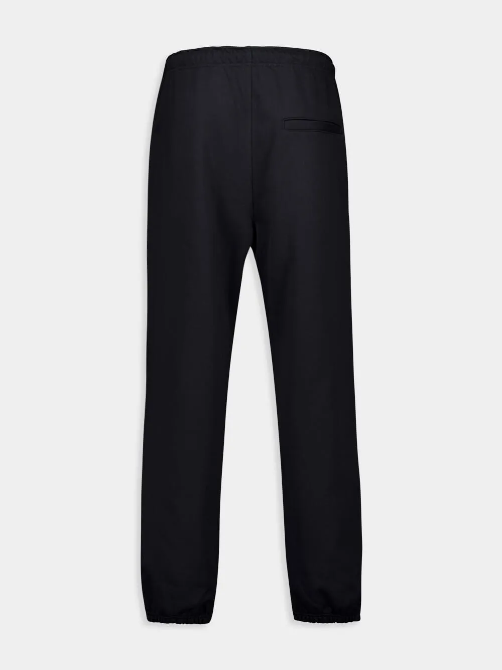 Black Brushed Terry Track Pants