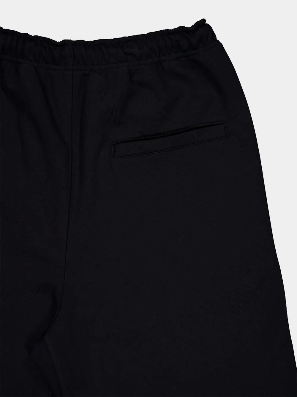 Black Brushed Terry Track Pants