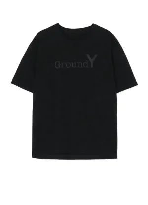 BLACK Ground Y LOGO GRAPHIC PRINT STANDARD T-SHIRT