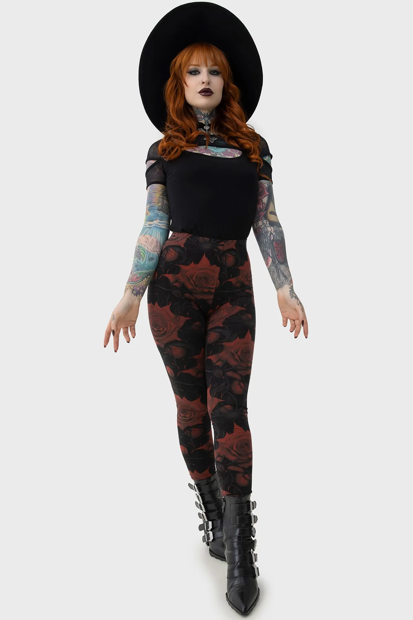 Blood Rose Leggings