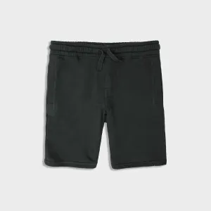 Boys Soft Cotton Black Terry Short