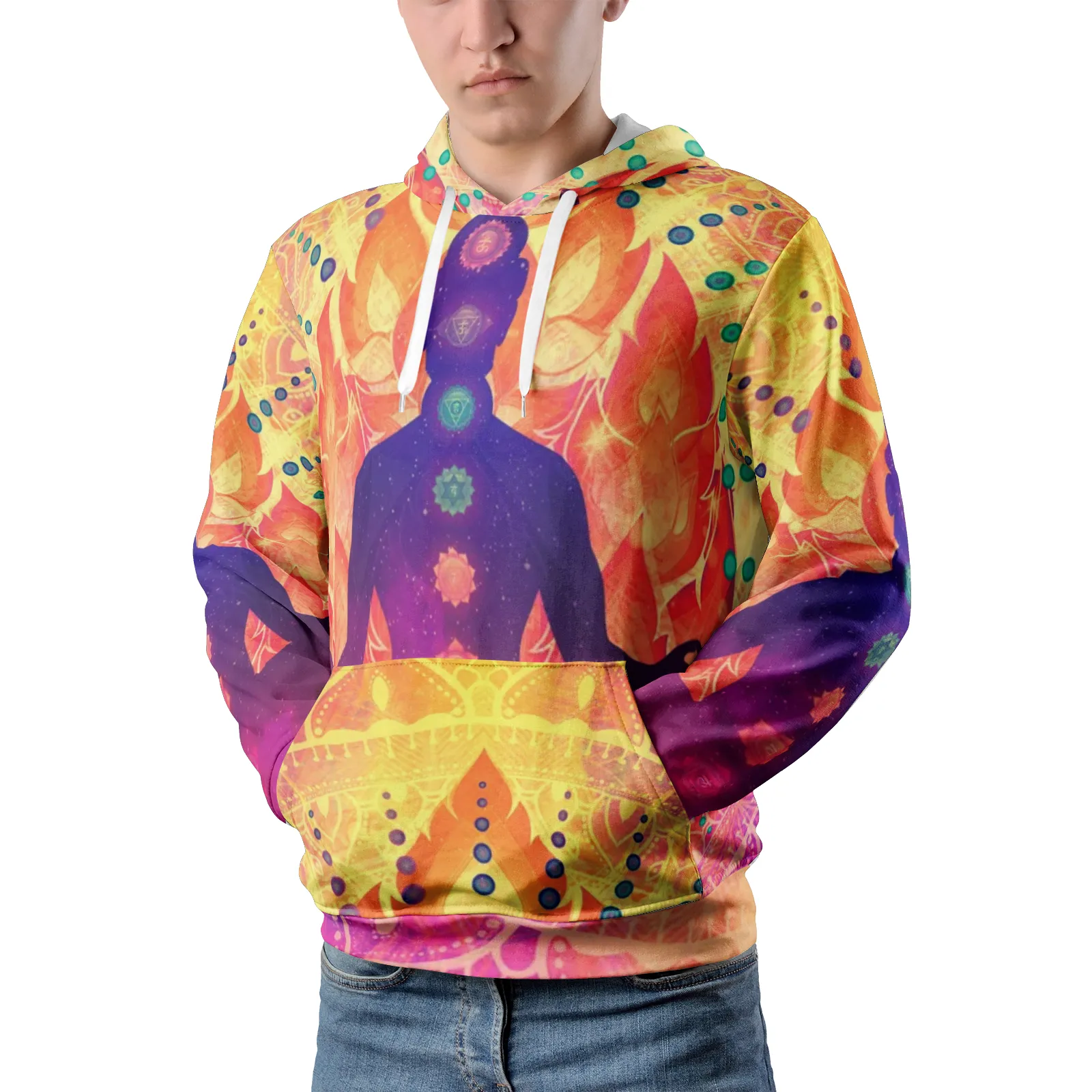 Cameron Gray | Sunrise Zen Meditation | Men's Pullover Hoodies