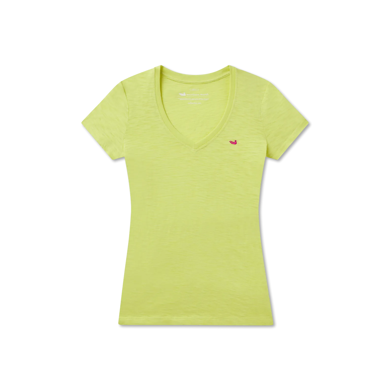 Caroline V-Neck Tee - Slub