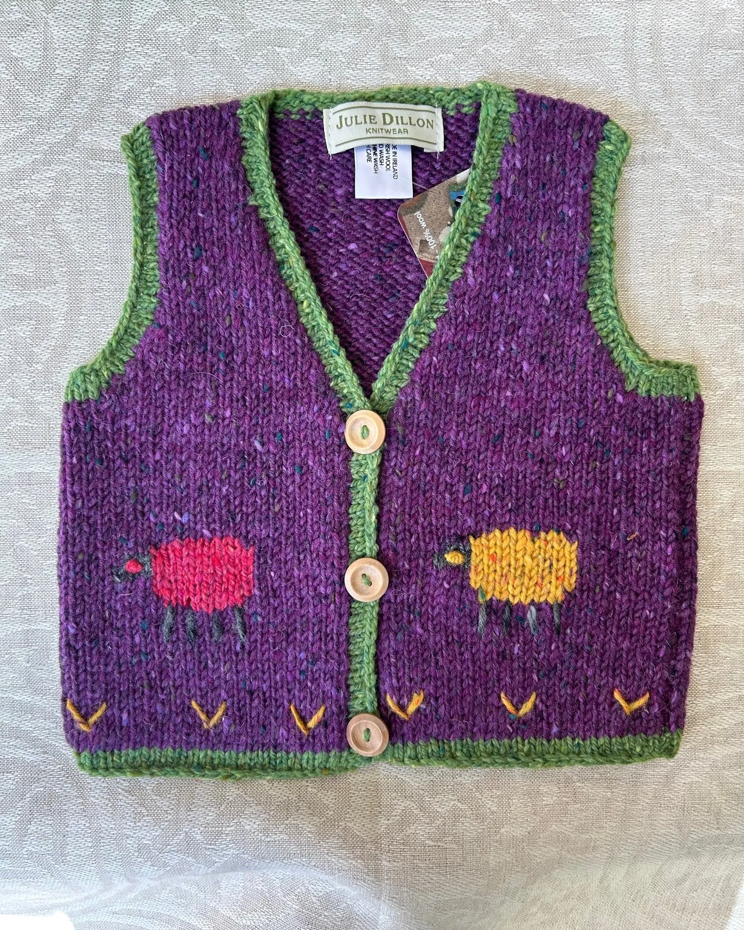 Children's Merino Wool Vests by Julie Dillon