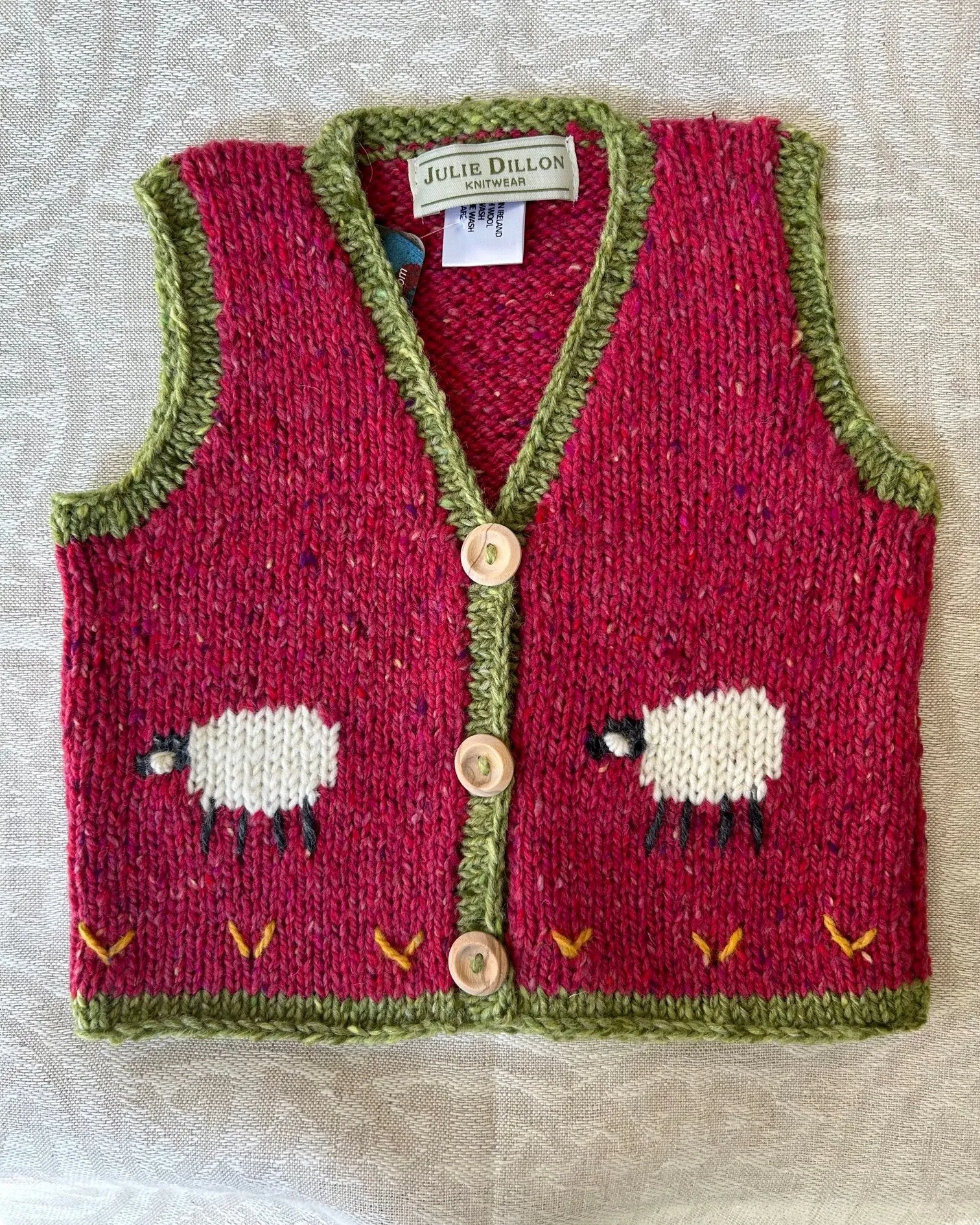 Children's Merino Wool Vests by Julie Dillon