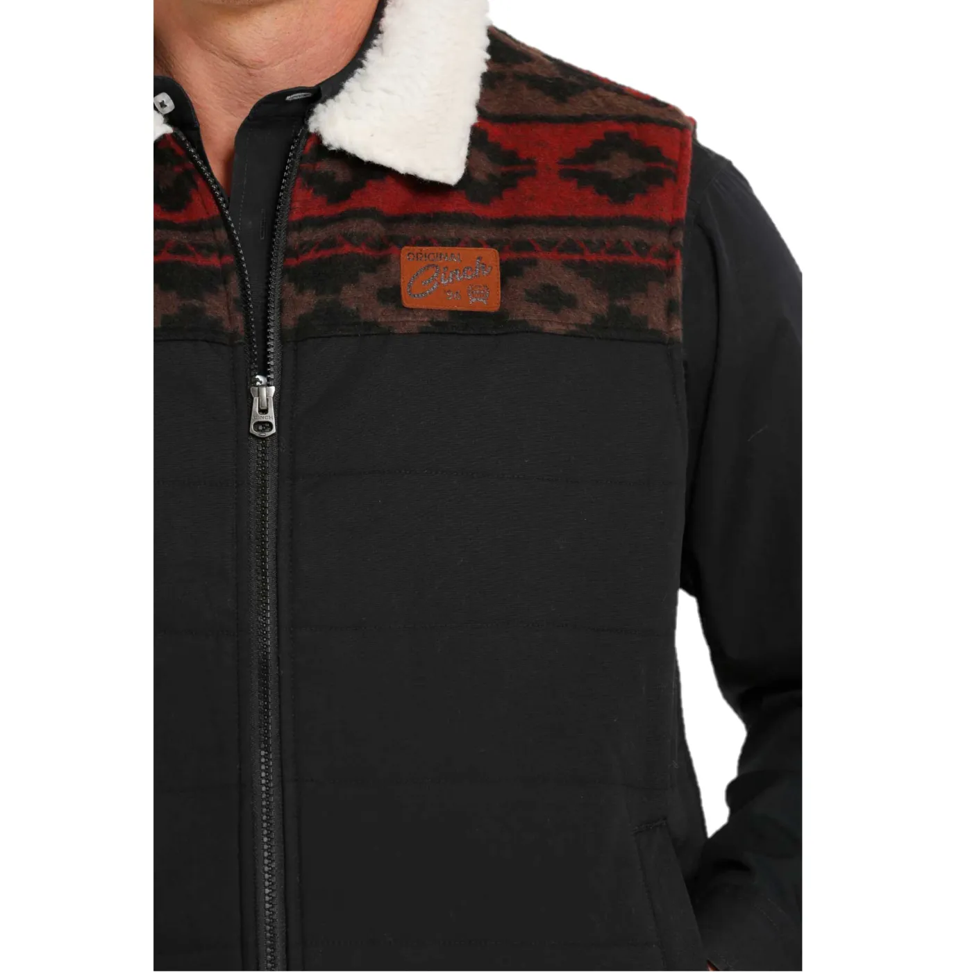 Cinch® Men's Black  Vest MWV1577001