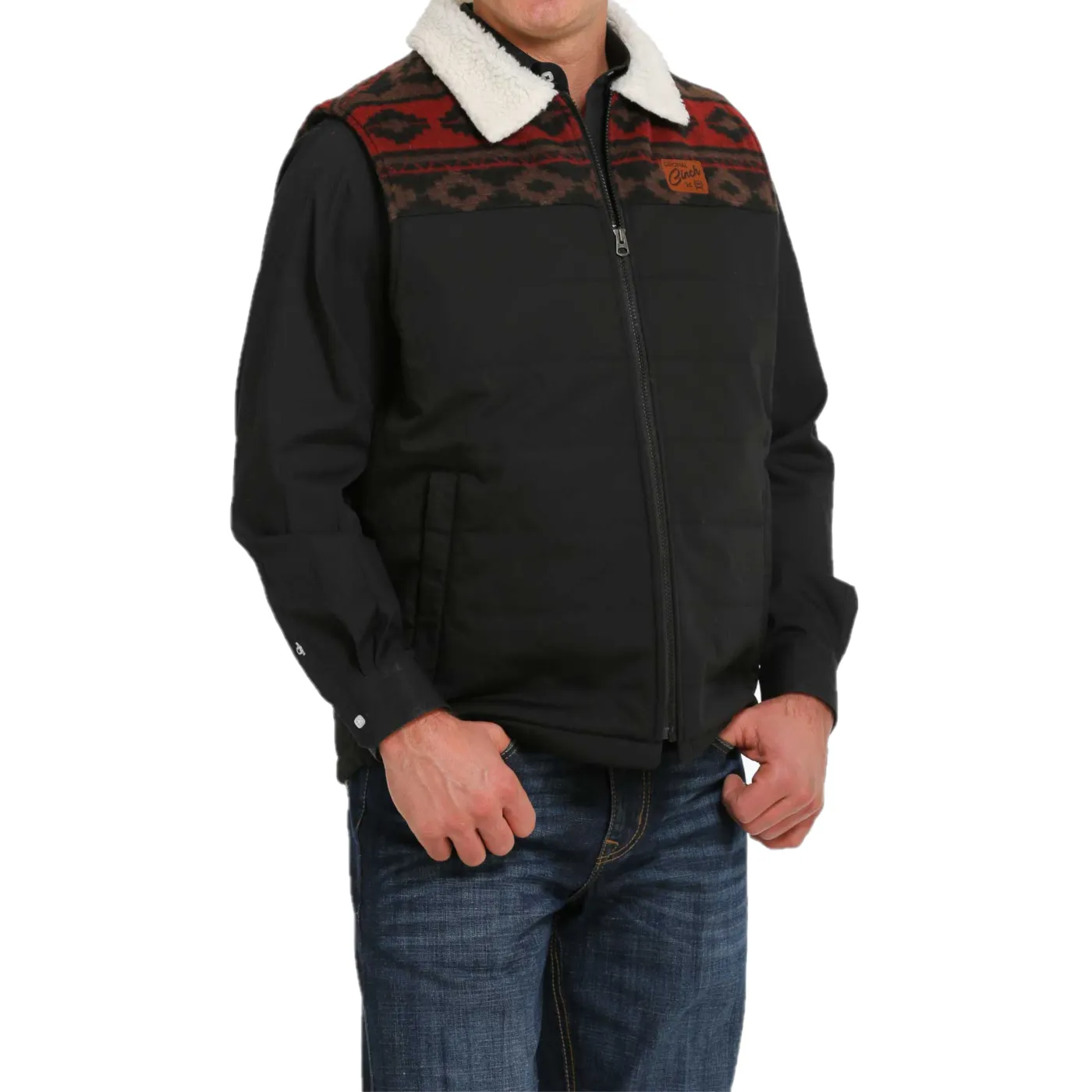 Cinch® Men's Black  Vest MWV1577001