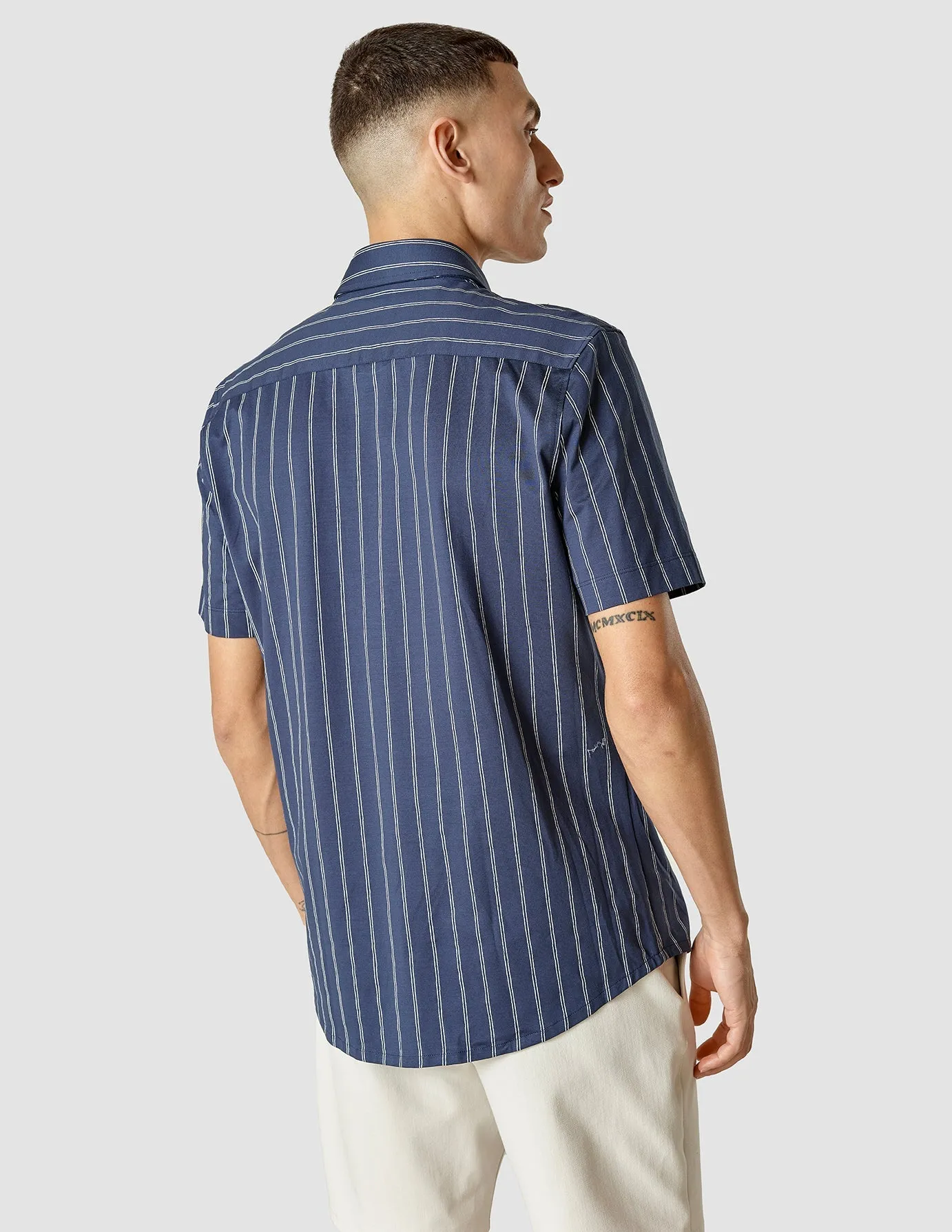 Classic Short Sleeve Shirt Deep Ocean