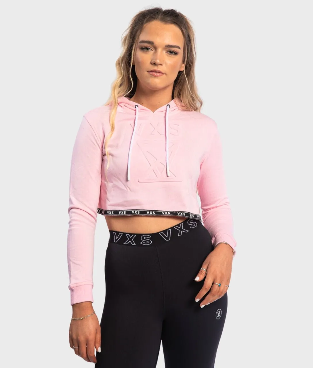 CROP Hoodie [Pink]