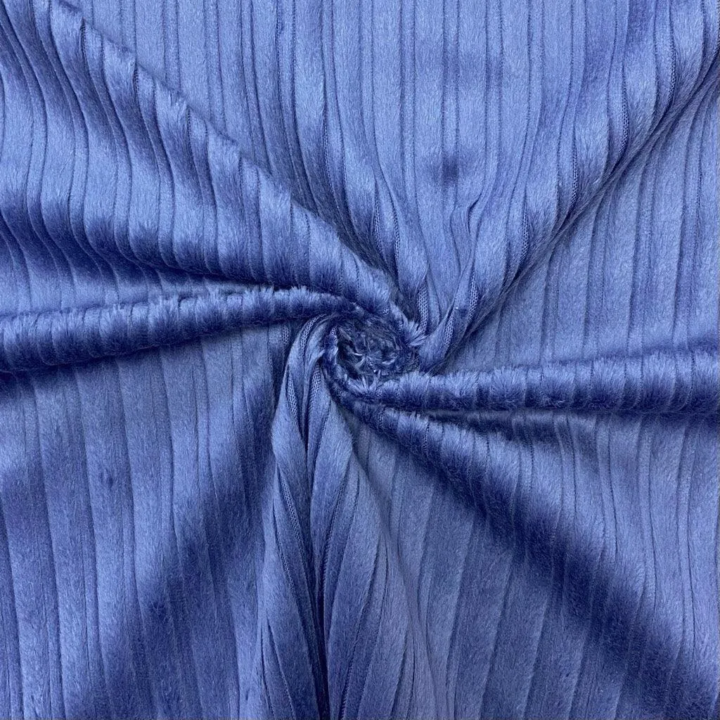 Dark Blue Corduroy Fabric