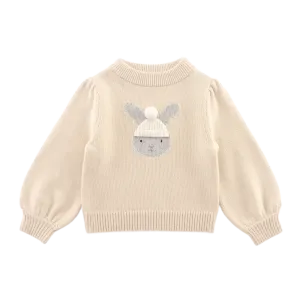 Denna Merino Wool Sweater | Bunny | Soft Sand