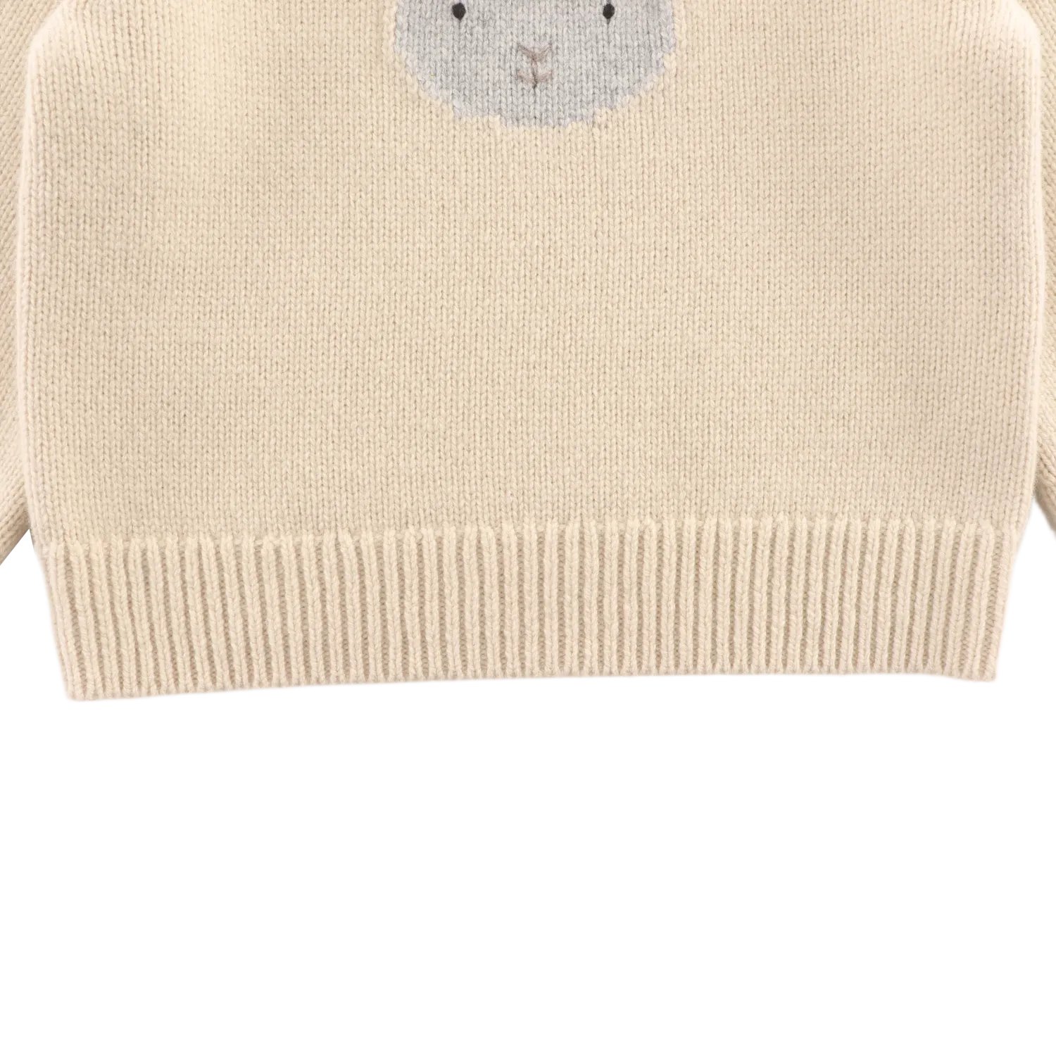 Denna Merino Wool Sweater | Bunny | Soft Sand