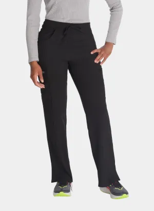 Dickies EDS Essentials Women's Mid Rise Straight Leg Drawstring Trousers DKE010 - Black