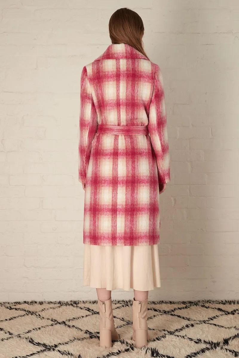 Esmaee - Whisperer Coat - Pink Check