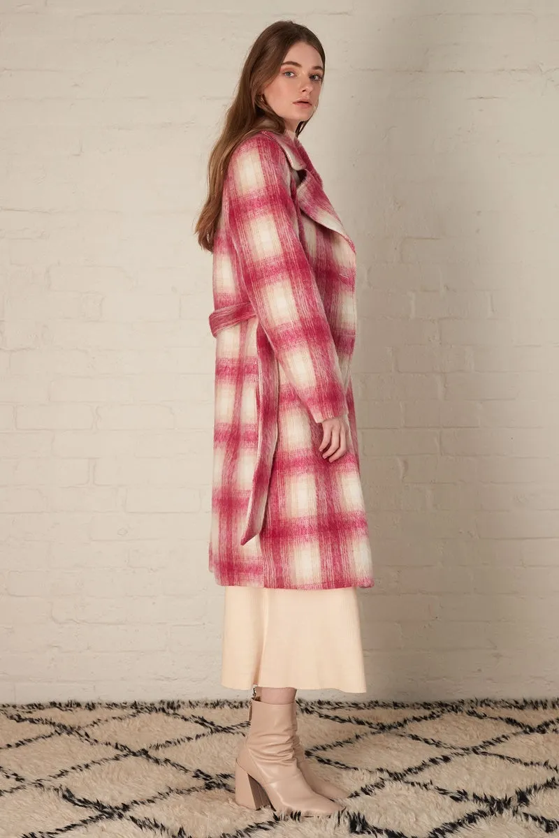 Esmaee - Whisperer Coat - Pink Check