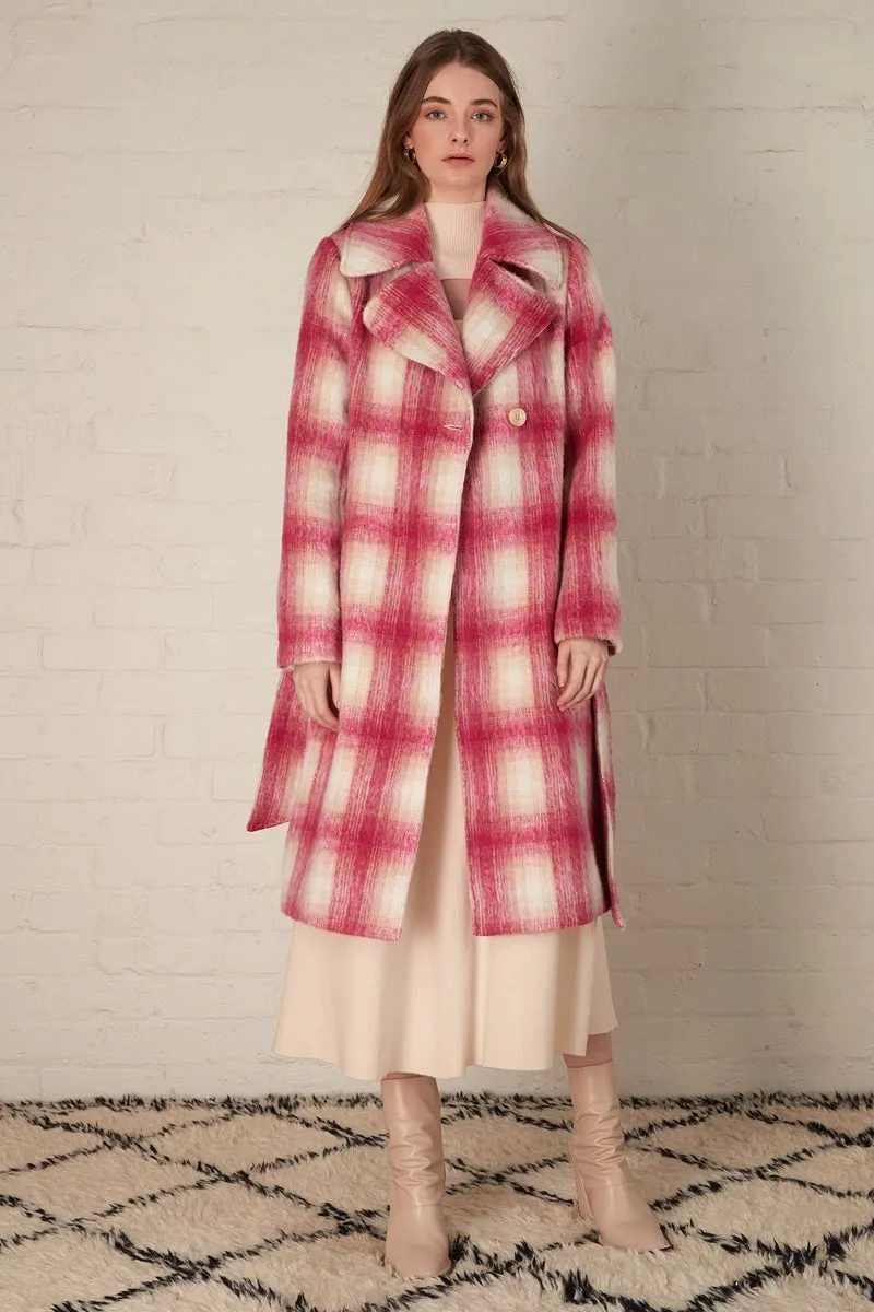 Esmaee - Whisperer Coat - Pink Check