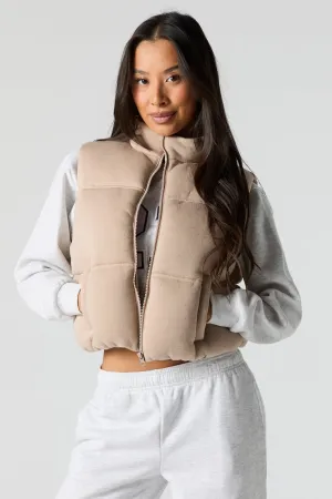 Fleece Puffer Vest