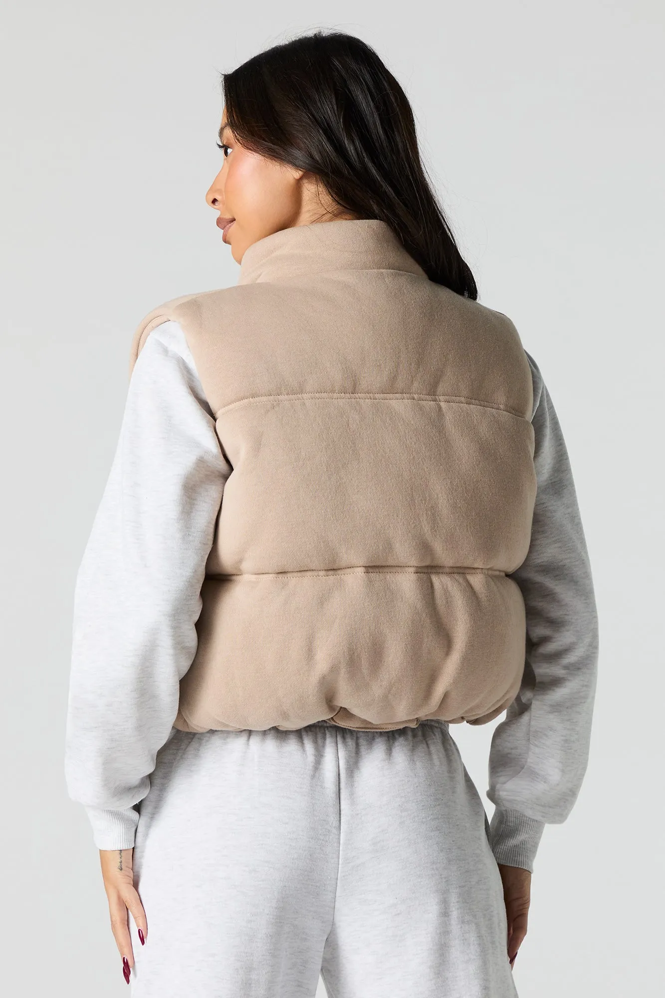 Fleece Puffer Vest