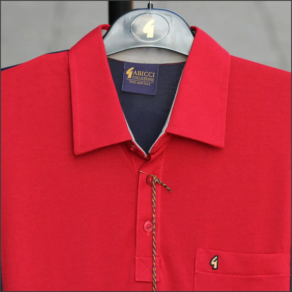 Gabicci X02 Red with Navy T Shirt--