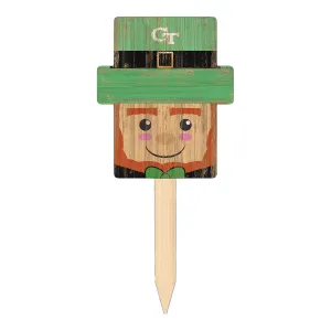 Georgia Tech Yellow Jackets Leprechaun Yard Stake