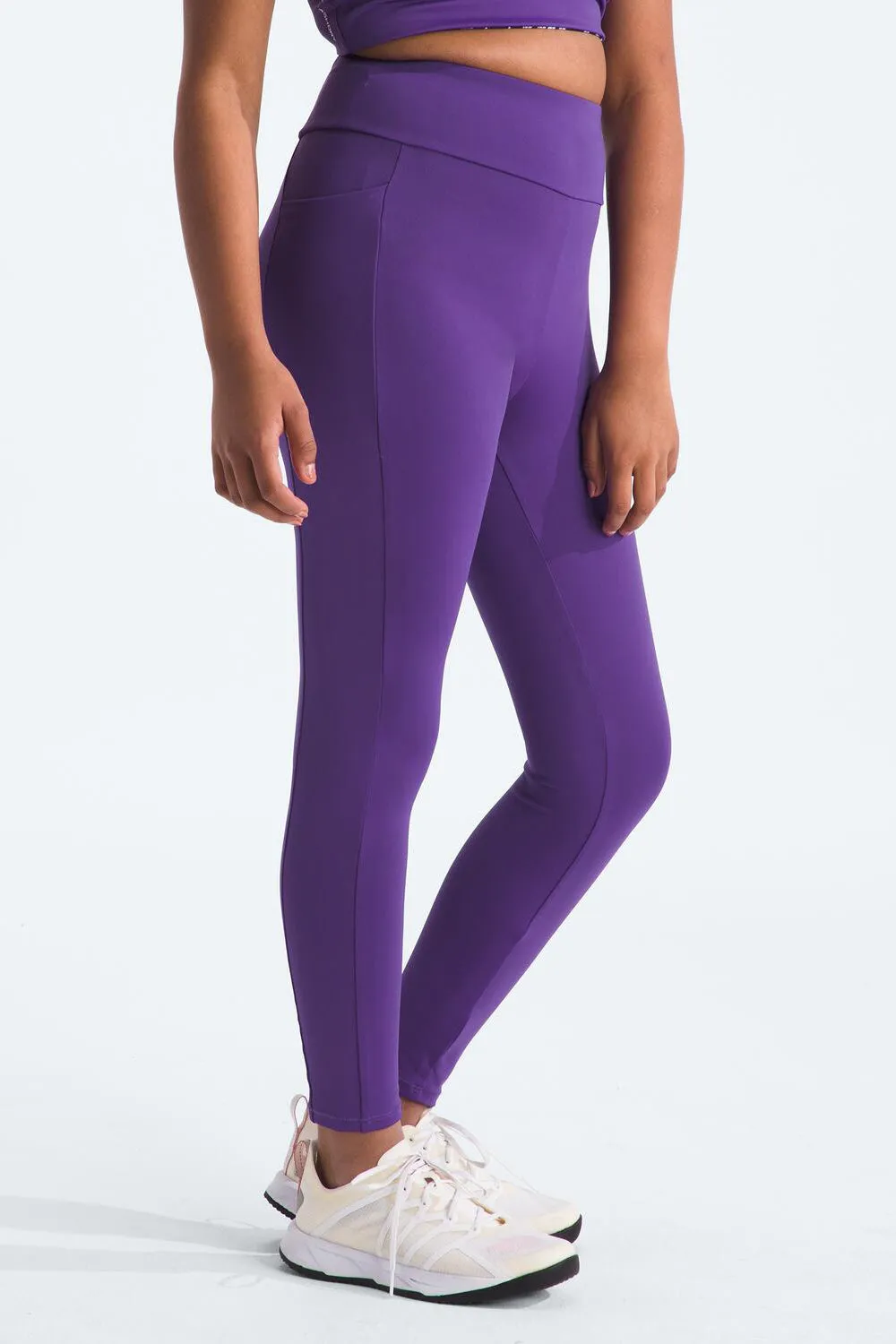 Girls Leggings North Face Never Stop Peak Purple