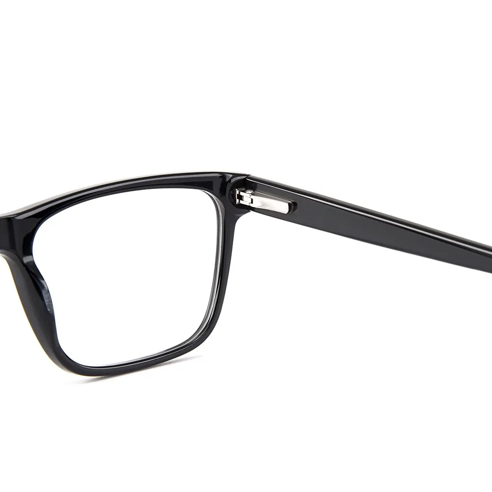 Gmei Unisex Eyeglasses Acetate Square Full Rim With Spring Hinges Yh6023