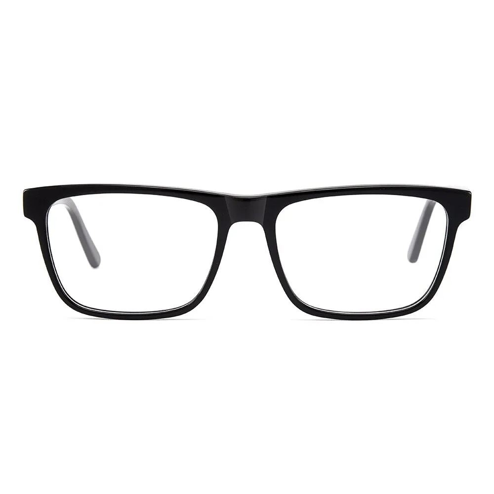 Gmei Unisex Eyeglasses Acetate Square Full Rim With Spring Hinges Yh6023