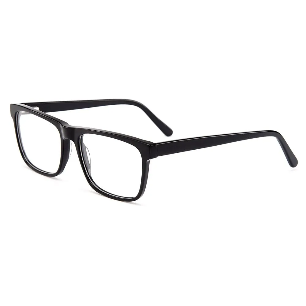 Gmei Unisex Eyeglasses Acetate Square Full Rim With Spring Hinges Yh6023