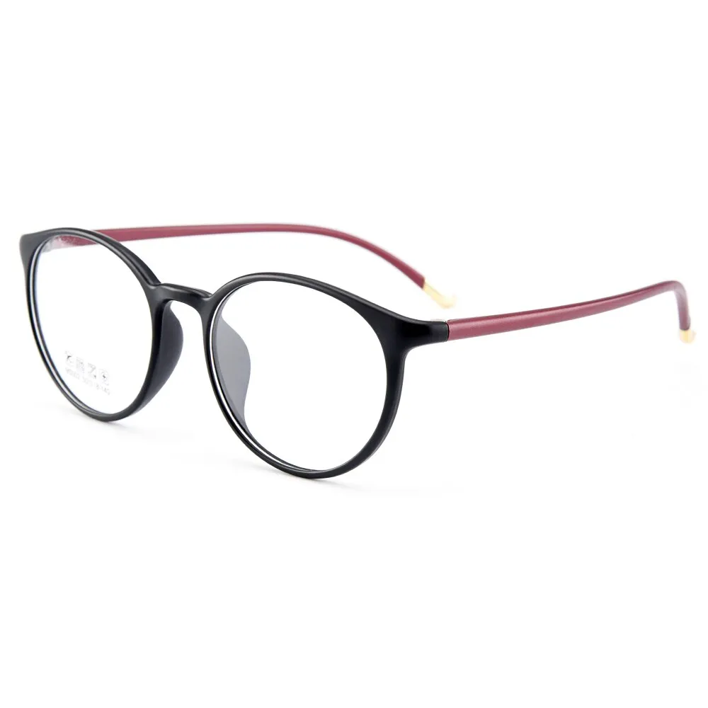 Gmei Women's Eyeglasses Ultra-Light Tr90 Plastic Round M5002