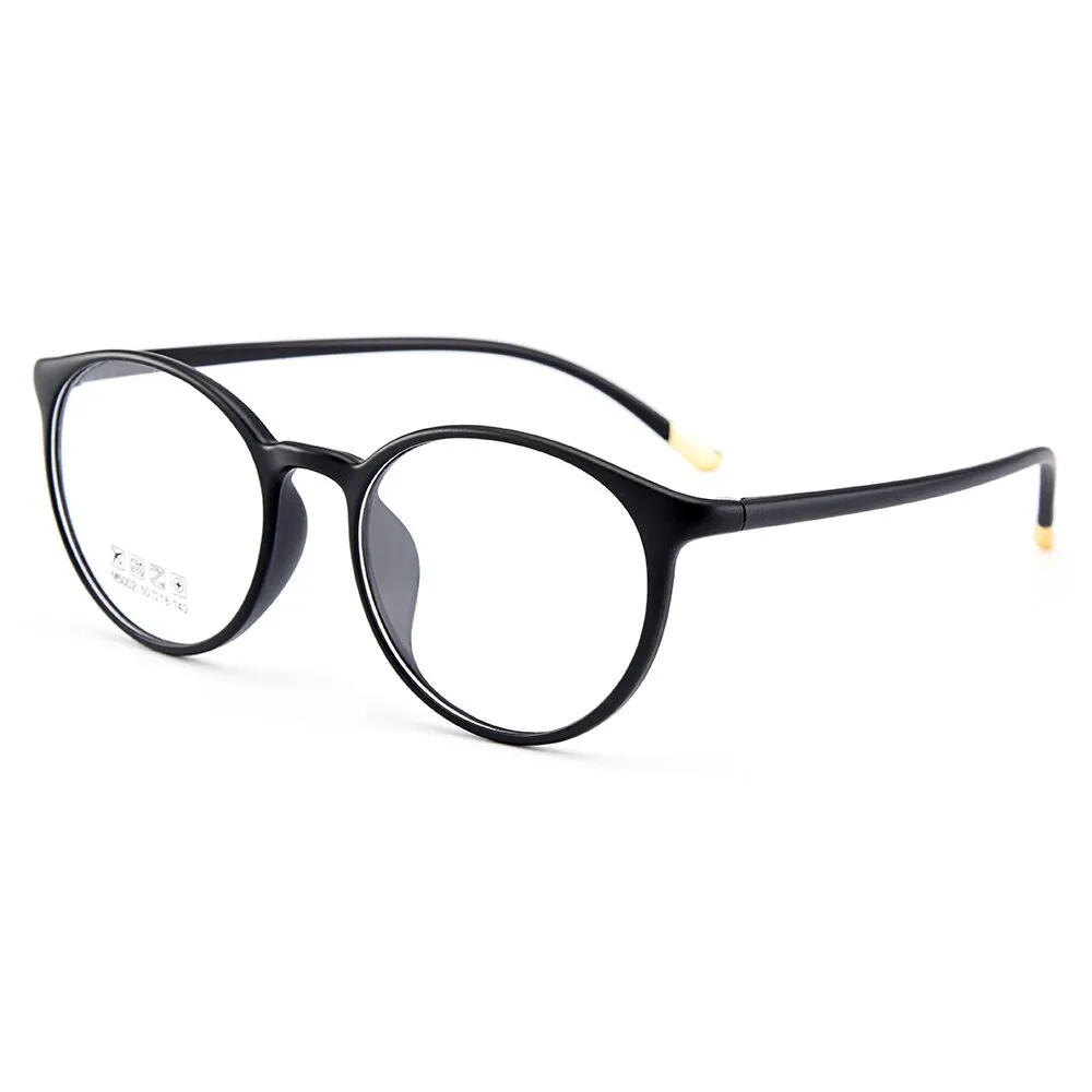 Gmei Women's Eyeglasses Ultra-Light Tr90 Plastic Round M5002