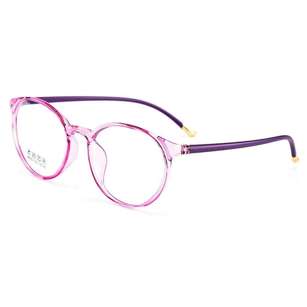 Gmei Women's Eyeglasses Ultra-Light Tr90 Plastic Round M5002