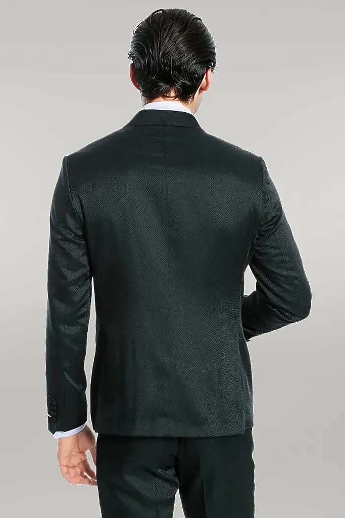 Green Modeled Lapel Tuxedo | Wessi