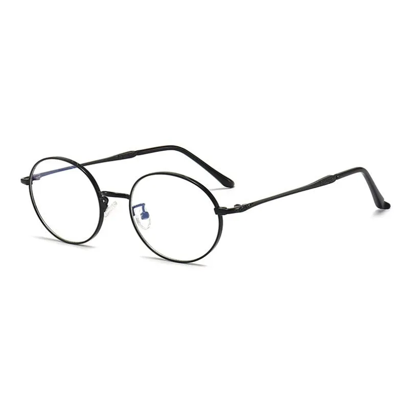 Hotochki Unisex Full Rim Oval Stainless Steel Alloy Eyeglasses L2226