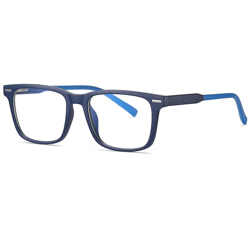 Hotochki Unisex Full Rim Square PC Plastic Resin Frame Eyeglasses 2323