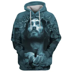 Jesus Crown Of Thorns Hoodie I May Not Be Perfect But Jesus Thinks I'm To Die For Hoodies Jesus Hoodie