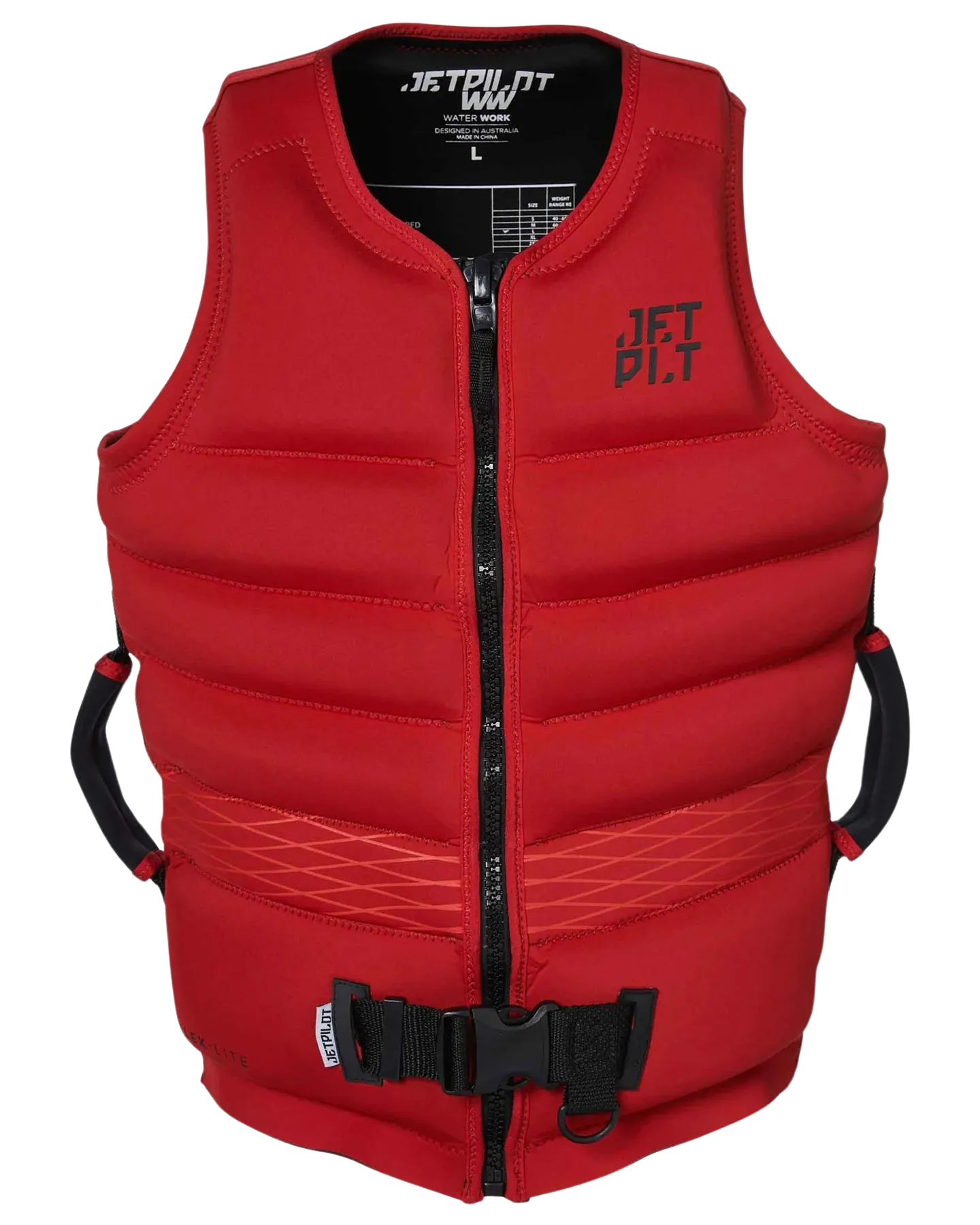 Jetpilot Hyperflex F/E Mens Neo Vest - Red Level 50 - 2023