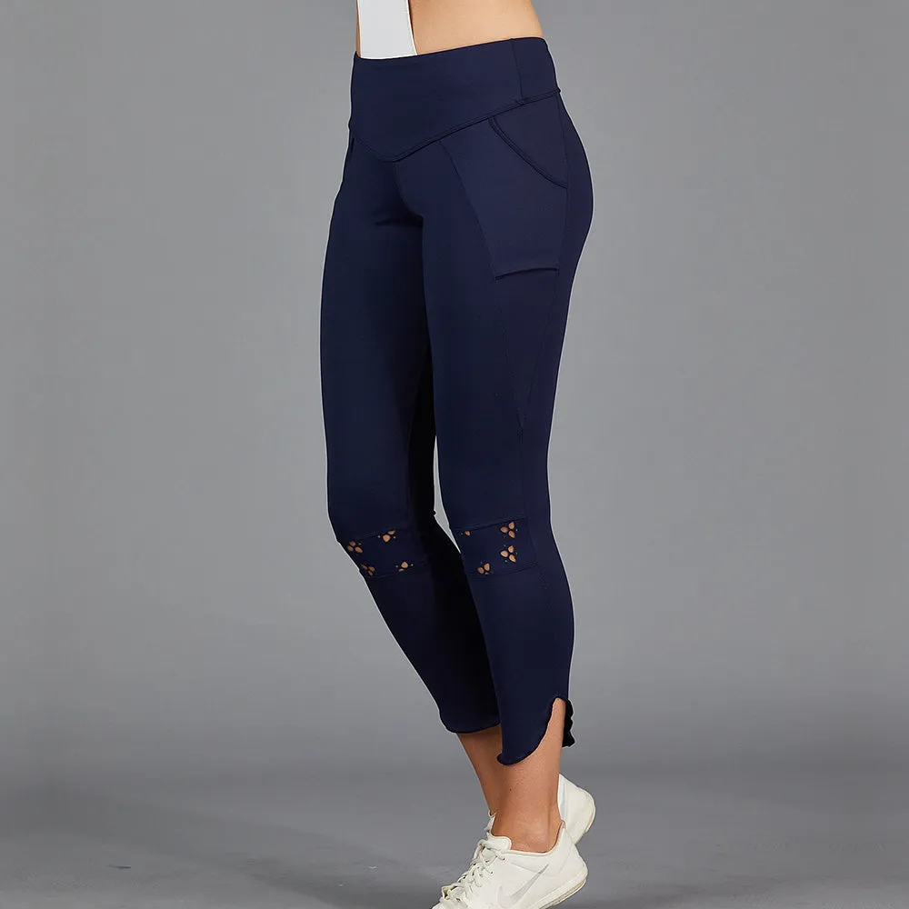 Juliette Patch Legging (navy)