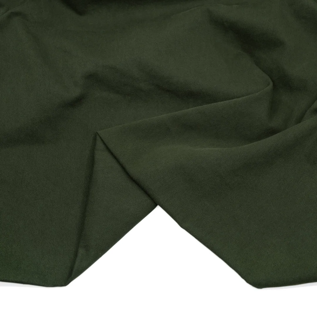 Lived In Cotton Twill - Hunter Green