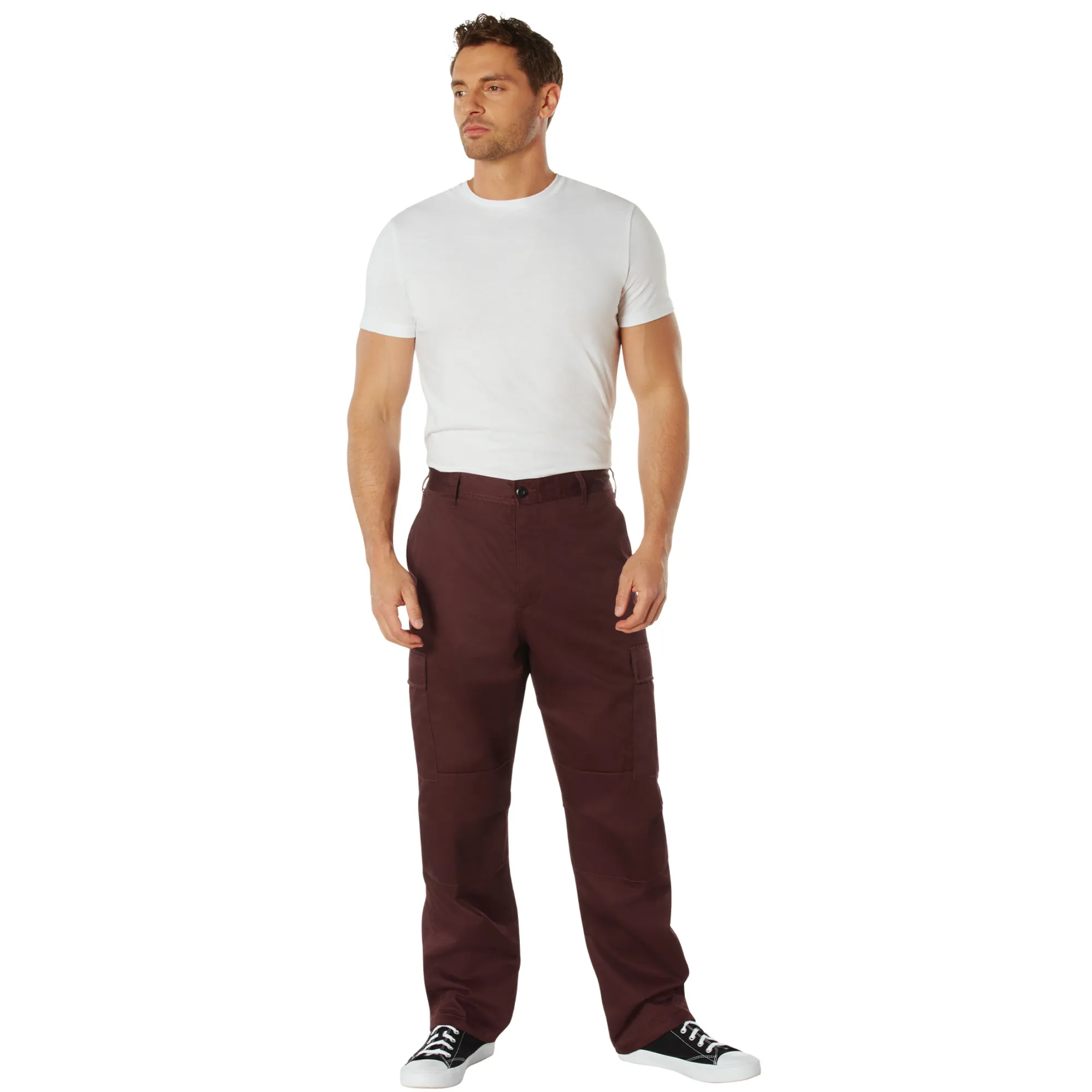 Maroon Tactical BDU Cargo Pants