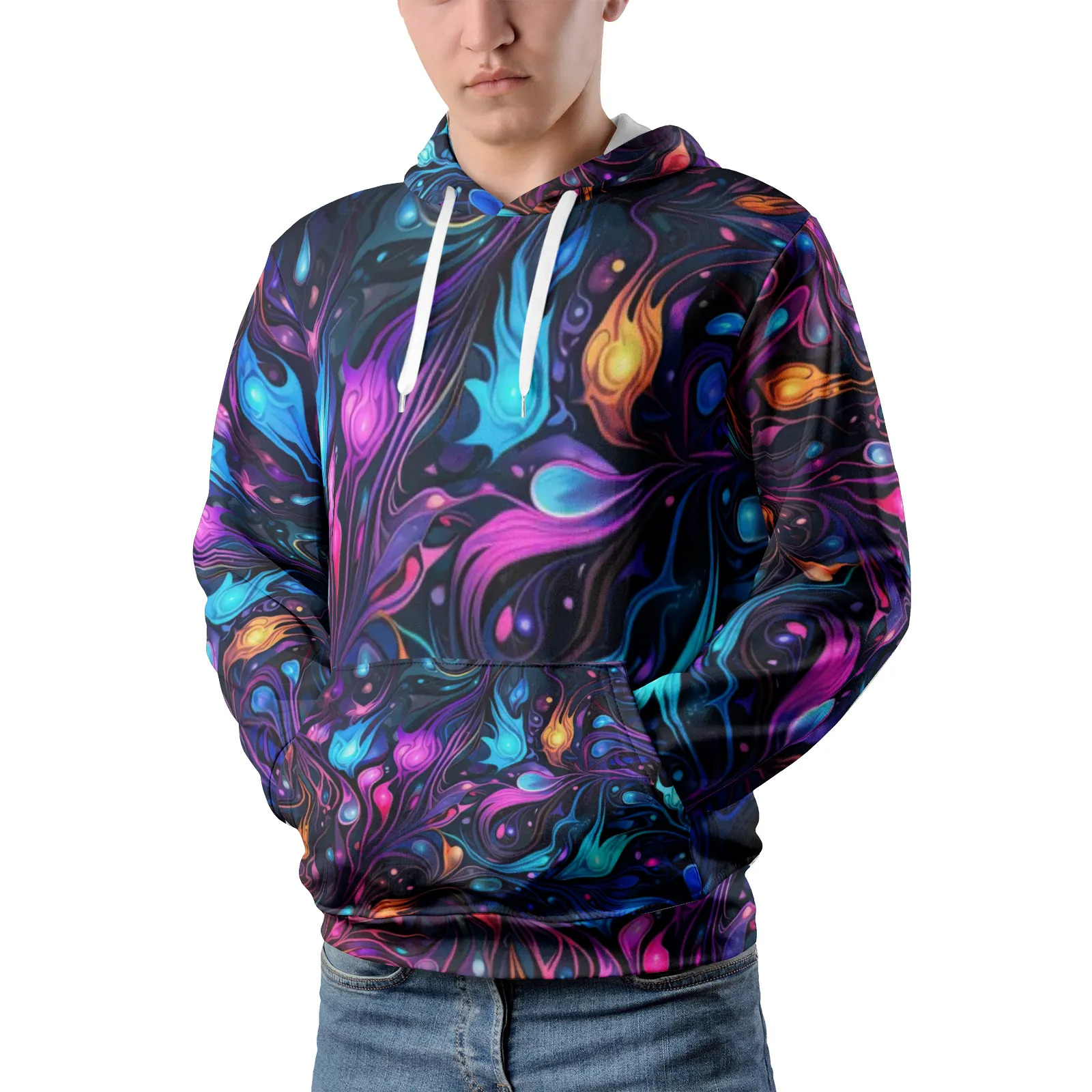 Night Trip | Men's Pullover Hoodies | Cameron Gray