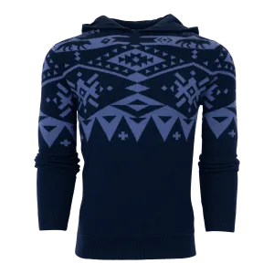 Nordic Fair Isle Sweater Hoodie